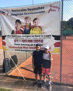 Emilio, Hannes und Felix aus Junior-Team beim Nationalen Deutschen Jüngsten-Turnier in Lemgo aktiv