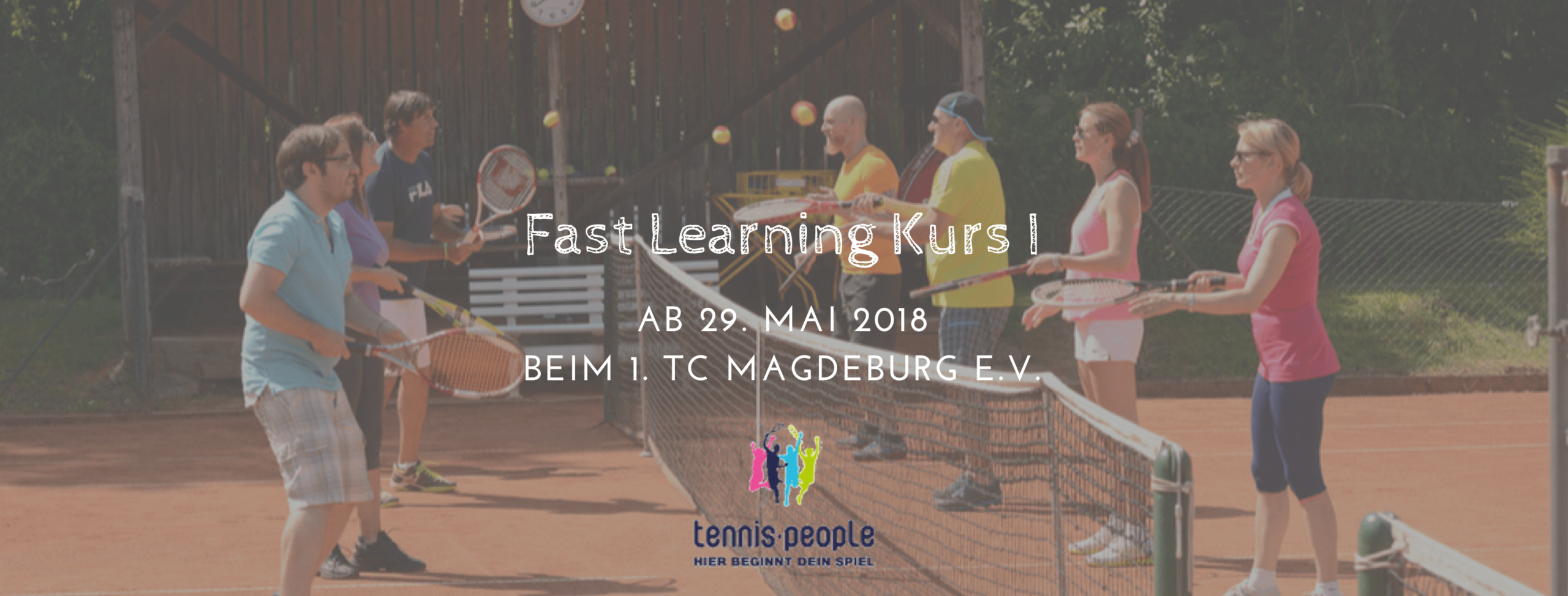 Der perfekte Einstieg für Erwachsene - Fast Learning Kurs beim 1. TC Magdeburg