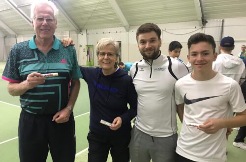 Erfolgreicher Turniersonntag: 40 Spielerinnen und Spieler beim Fun-Cup und Doppelschleifchenturnier des 1. TCM aktiv