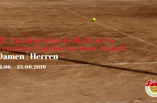 Sechs Spielerinnen und Spieler vertreten den 1. TCM bei den 29. Landesmeisterschaften des Tennisverbandes Sachsen-Anhalt
