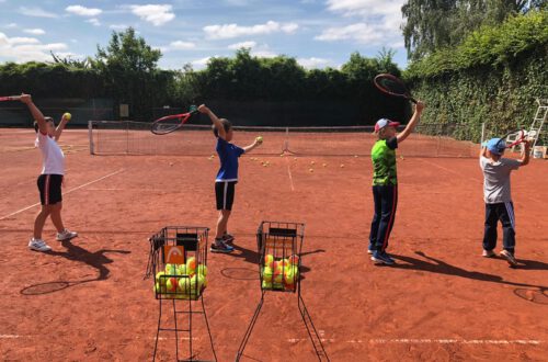 Perfekter Start in die Sommerferien beim 1. TCM: 35 tennisbegeisterte Spielerinnen und Spieler beim 1. Ballplanet Sommercamp aktiv