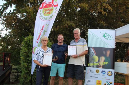 Gelungene 2. Sommer-Party und würdige Auszeichnung beim 1. TC Magdeburg e.V.